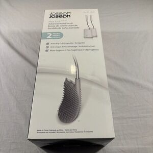 Joseph Joseph Flex Lite Advanced Toilet Brush Set White Open Box